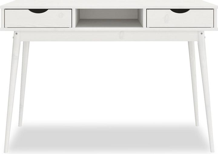 Actual product image IDIMEX Desk with 2 drawers STEFANO