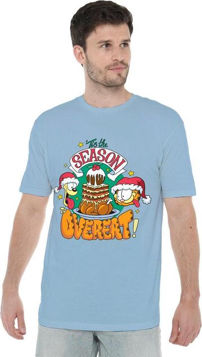 Produktbild Garfield Tis The Season To Overeat TShirt weihnachtliches Design (L)