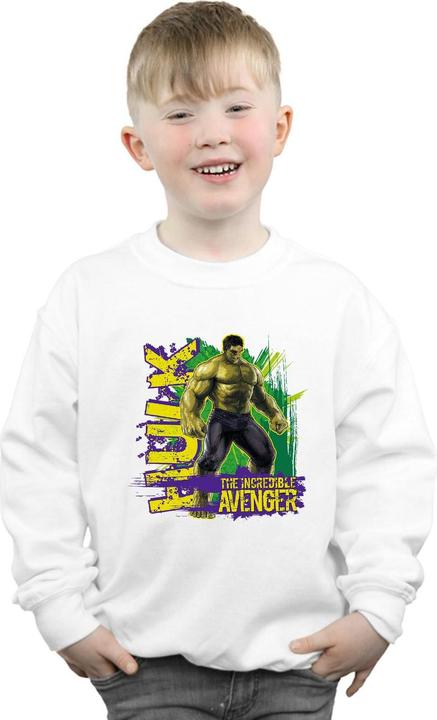 Actual product image Hulk Boys Incredible Avenger Sweatshirt (140, 146)