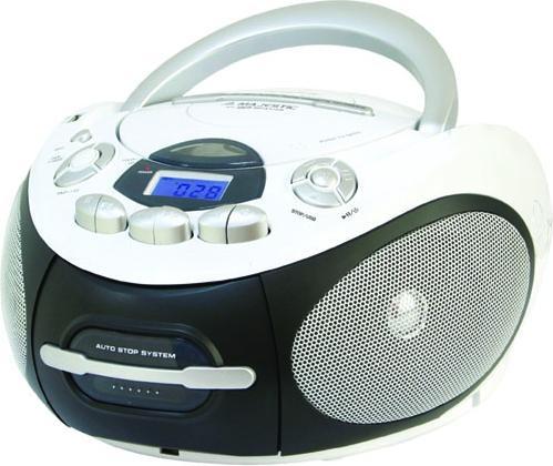 Actual product image Majestic New AH-2387R MP3 USB Personal CD Player Black, White