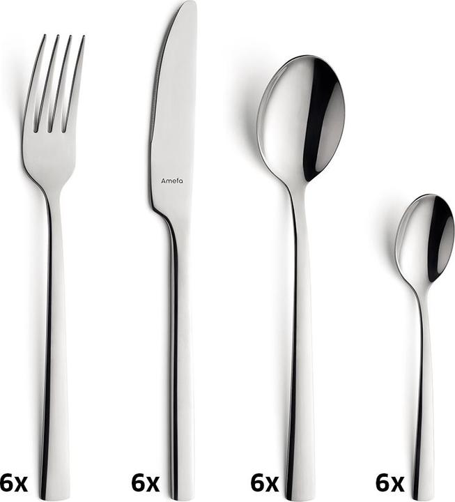 Productafbeelding Amefa MANILLE Besteckset 24-teilig (24 Stuk, Bestekset)