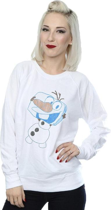 Actual product image Disney Womens/Ladies Frozen Olaf Ice Cube Sweatshirt (XXL)