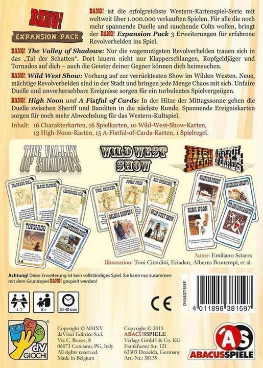 Produktbild Abacus Bang! Expansion Pack- Erweiterung (Deutsch)