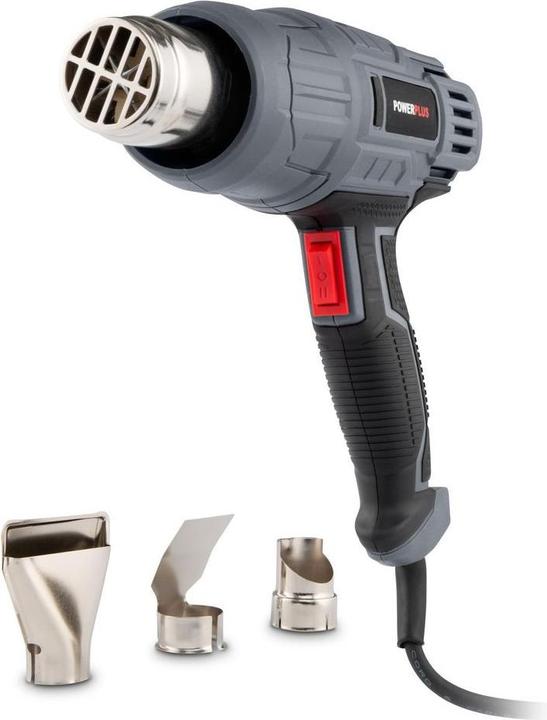 Powerplus Heissluftpistole 2000W - 3 Acc.