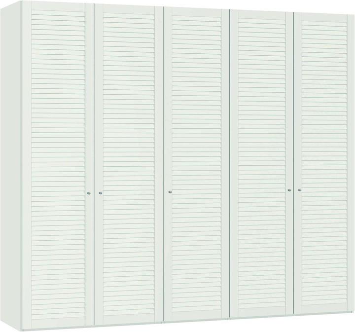 Produktbild Jutzler Drehtürenschrank Longline 220 Lamellen weiss