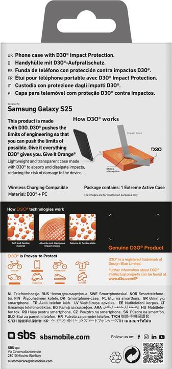 Immagine prodotto SBS Copertina posteriore (Samsung Galaxy S25)