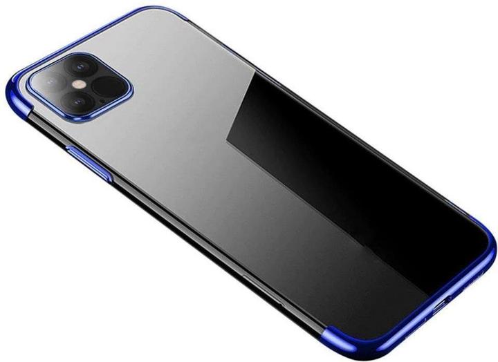 Produktbild Hurtel Clear Color Case Gel TPU Electroplating frame Cover for Samsung Galaxy A22 4G blue (Samsung Galaxy A22)