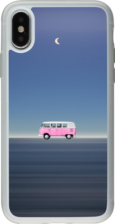 Produktbild PhoneLook Hülle Silikon transparent Spring 23 pink bus (Apple iPhone X, Apple iPhone XS)