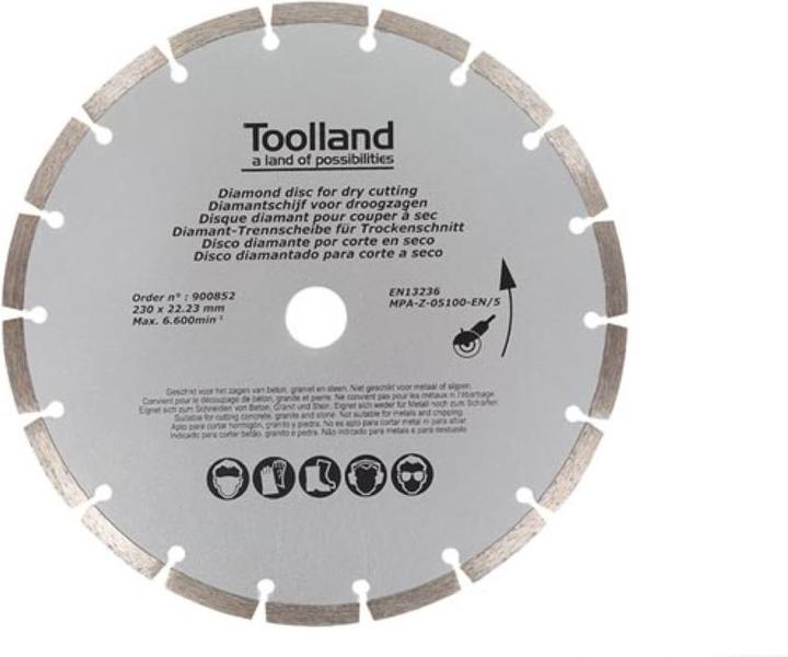 Velleman DISQUE DE DIAMANT - 230 mm - SEGMENTÉ
