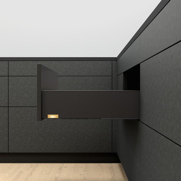 Produktbild Blum LEGRABOX special edition Dekorelement Höhe K, NL 550 mm, Carbon Look