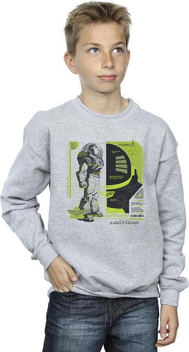 Actual product image Disney Boys Lightyear Buzz Tech Panel Sweatshirt (116)