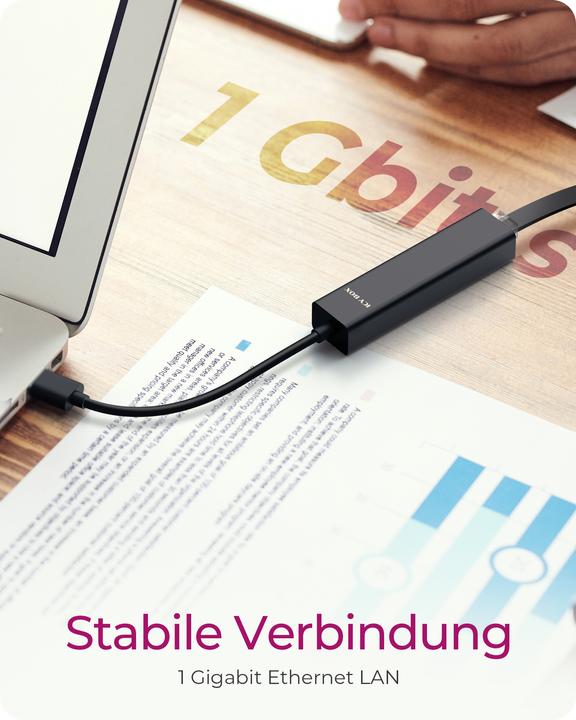 Image du produit Icy Box IB-HUB1439-LAN (USB-A, USB-C, 4 Ports)