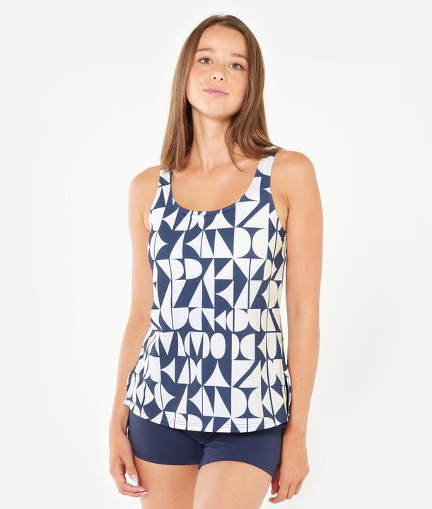 Produktbild Nabaiji Badeanzug Tankini Shorty Damen - Heva blau (50)
