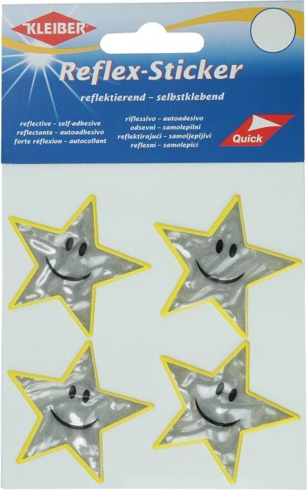 Actual product image Kleiber Reflective sticker "Stars", silver
