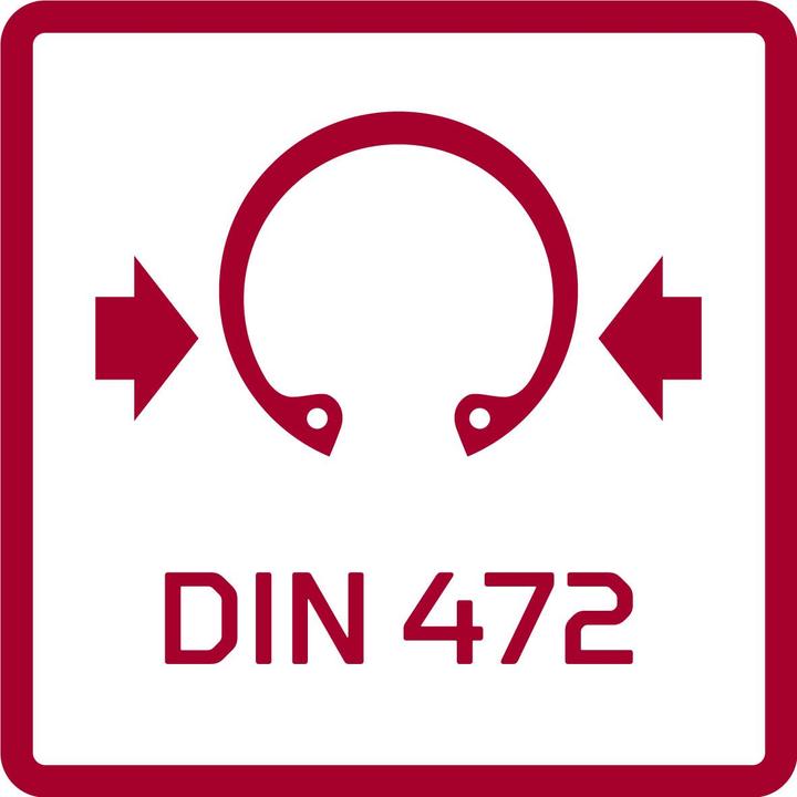 Immagine prodotto Gedore Red rosso R22150017 Set di pinze per anelli di sicurezza 2/6 CT modulo 4 pezzi (310 mm)