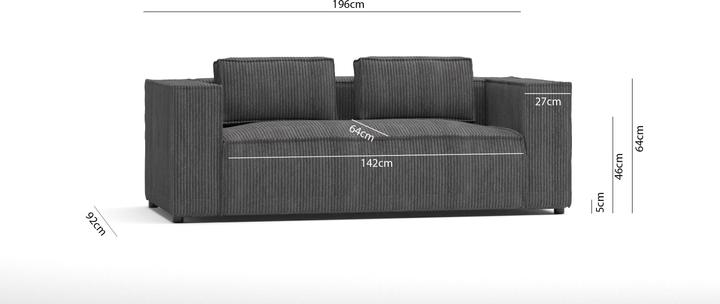 Actual product image Ropez Cloe (2 person sofa)