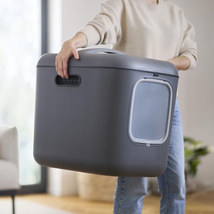 Actual product image Rotho BIALA XL cat litter tray (Cat litter box closed)