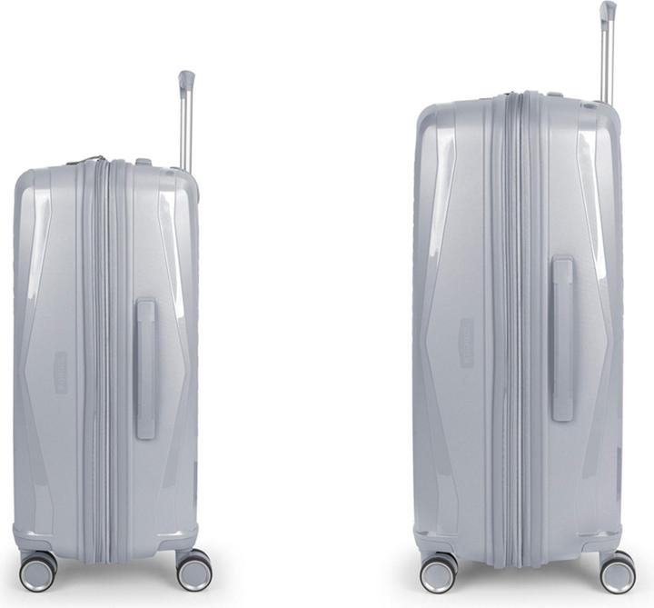 Actual product image Gabol Queens 4-wheel suitcase set 2-piece with expansion fold (181 l, XL (from 140l))