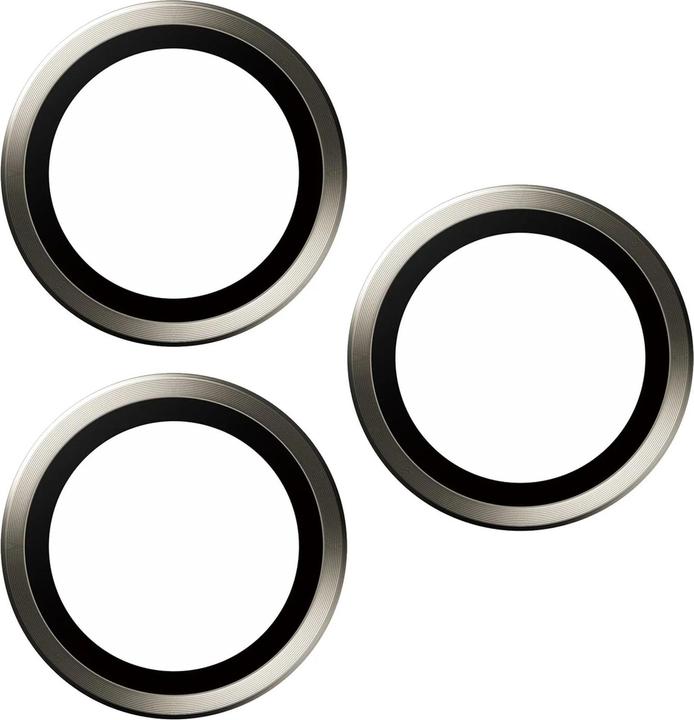 Immagine prodotto PanzerGlass Protezione dell'obiettivo della fotocamera Hoops (1 Pezzo/i, Apple iPhone 15 Pro, Apple iPhone 15 Pro Max)