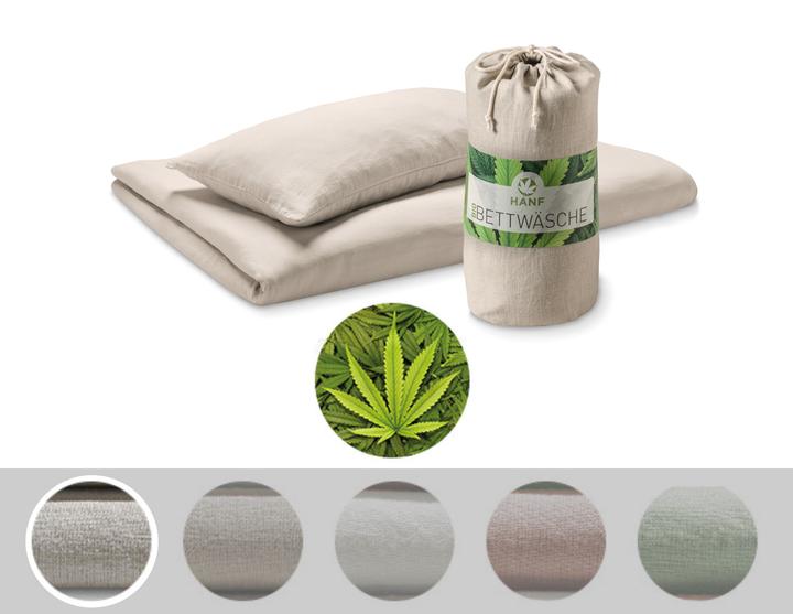 Image du produit Dormiente Parure de lit chanvre (Set de linge de lit, 210 x 160 x 2 cm)
