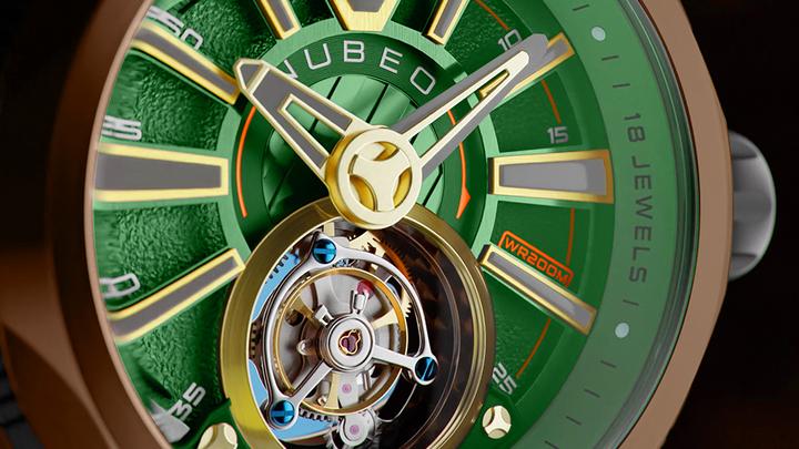 Produktbild Nubeo NB-6075-0B Herrenuhr Messenger Tourbillon Limited 52mm 10ATM