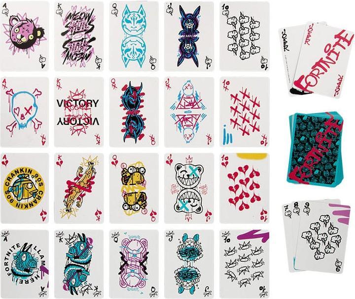 Actual product image Paladone Products Fortnite Playing Cards in Tin