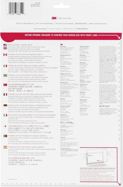 Image du produit 3M Pf156w9b (15.60", 16 : 9)