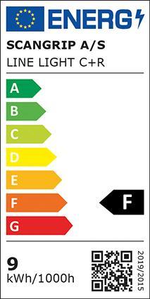 Etichetta energetica Scangrip Linea Luce C+R (600 lm)