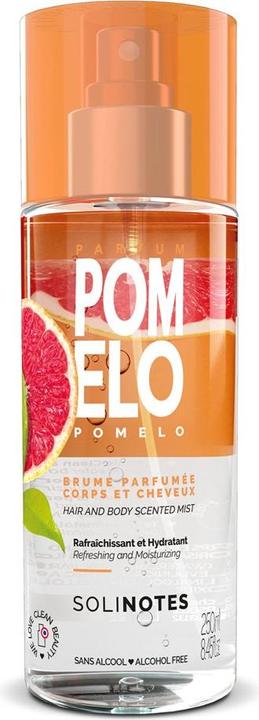 Solinotes Pomelo Body Mist (Körpermilch, Körpercreme, Körpergel, Körperlotion, 250 ml)