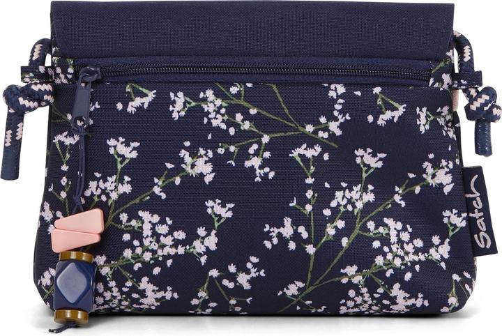 Produktbild Satch Clutch Bloomy Breeze, dunkelblau, rosa, weiss