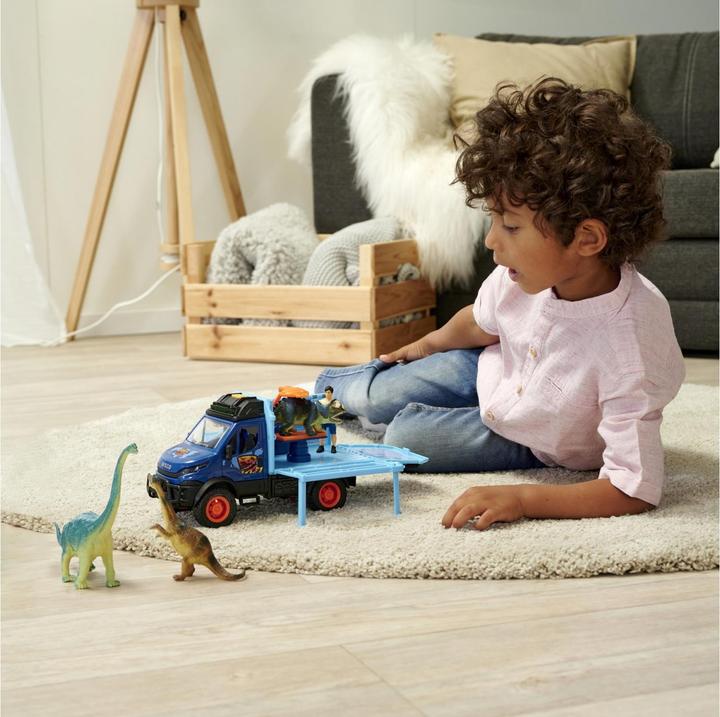 Actual product image Dickie Dino World Lab Truck playset