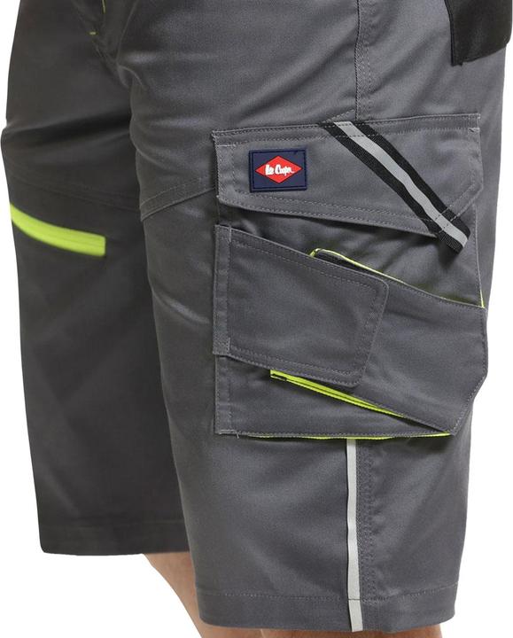 Actual product image Lee Cooper Mens Stretch Reflective Multi Pocket Cargo Shorts (30)