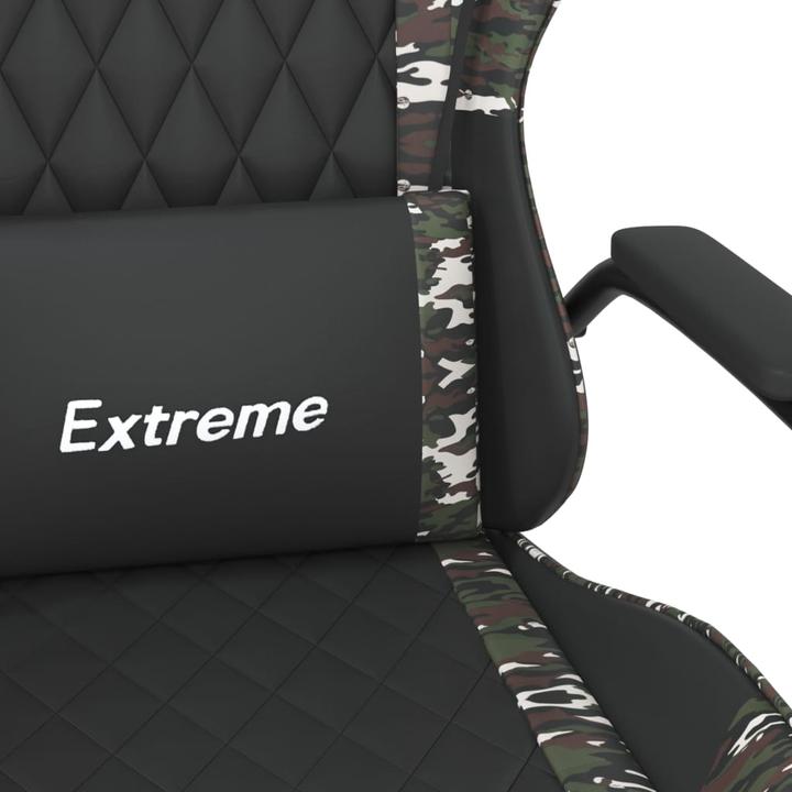 Image du produit VidaXL Gaming-Stuhl mit Massagefunktion Schwarz Tarnfarben
