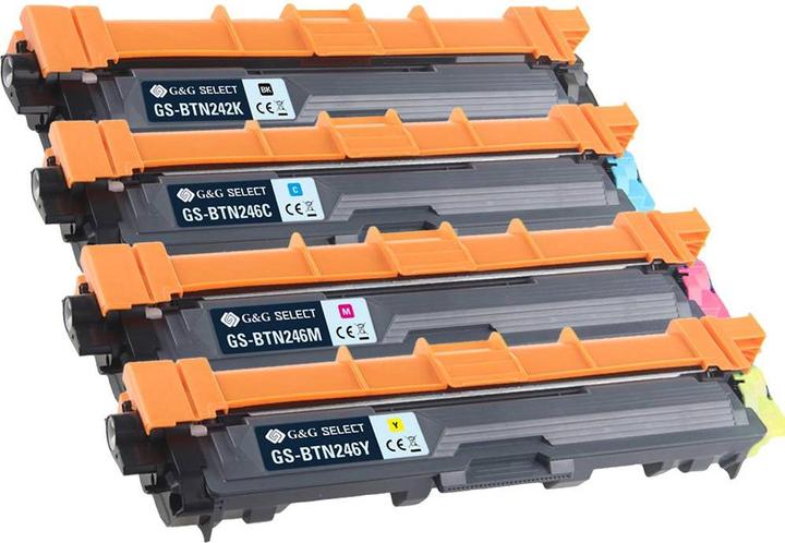 Produktbild G&G Toner ersetzt Brother TN-242BK/TN-246CMY Kompatibel Kombi-Pack Schwarz, Cyan, Magenta, Gelb TN-