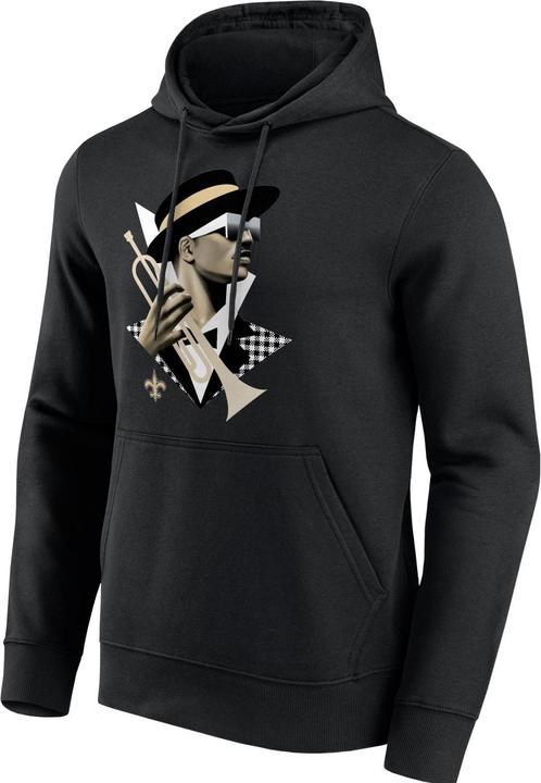 Fanatics NFL Fleece Hoody - ILLUSTRATION New Orleans Saints - L (L)