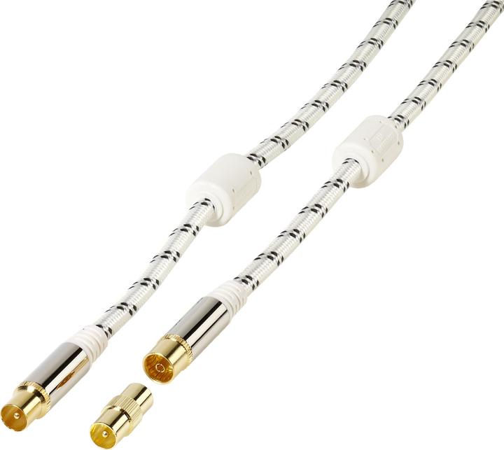 Immagine prodotto Vivanco Spina coassiale Accoppiamento coassiale (120 dB, Cavi antenna)