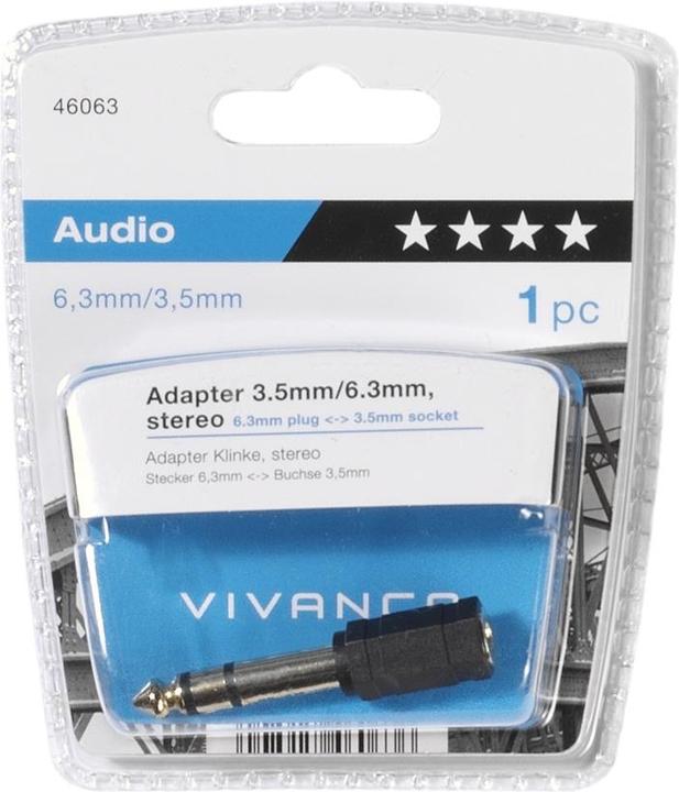 Image du produit Vivanco Adaptateur audio (Adaptateur jack)