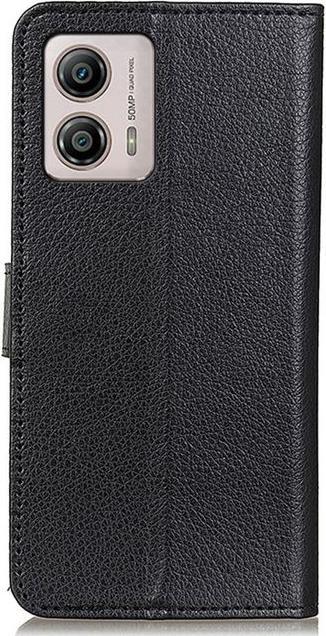 Actual product image MU Classic Litchi Leather Bookcover Series (Motorola Moto G13, Motorola Moto G23)
