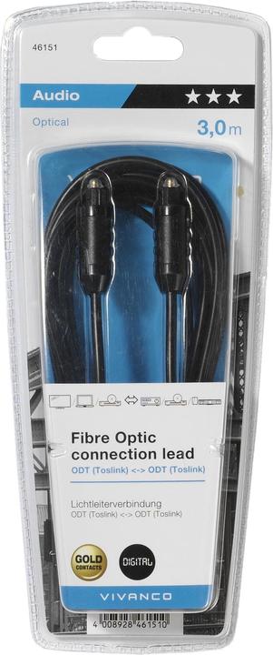 Actual product image Vivanco Fibre optic cable (3 m, Optical)