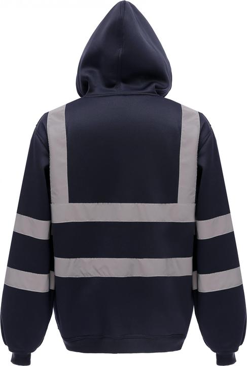 Image du produit Yoko Sweatshirt à capuche zippé haute visibilité (XL)