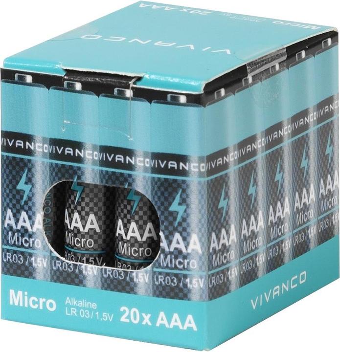 Produktbild Vivanco AAA Micro (20 Stk., AAA)