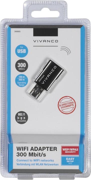 Image du produit Vivanco Adaptateur USB Mini WLAN