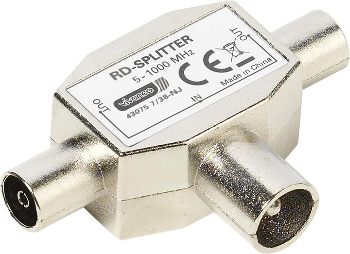 Vivanco Distributeur radio bidirectionnel (U/UTP, CAT6)