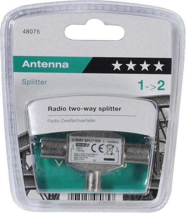Actual product image Vivanco Radio two-way distributor (U/UTP, CAT6)