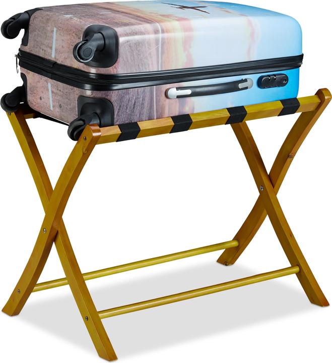 Actual product image Relaxdays Folding Luggage Rack (Suitcase rack)