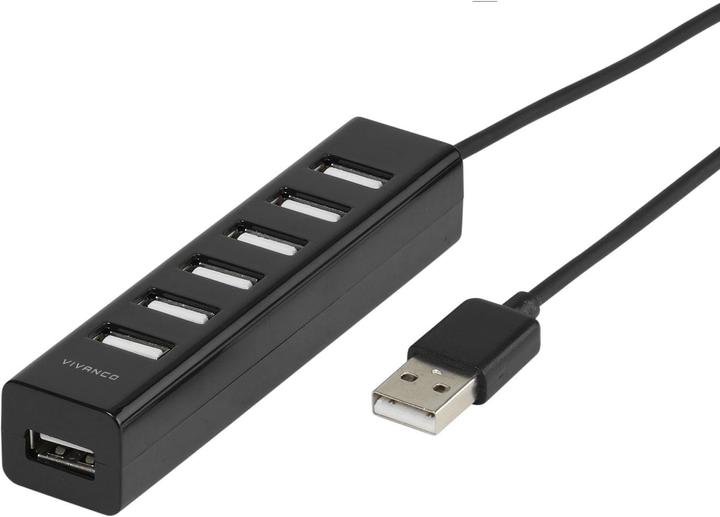 Vivanco USB 2.0 Hub (USB-A, 7 Ports)
