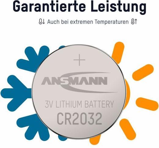 Productafbeelding Ansmann Cr2032 (1 Pcs., CR2032, 245 mAh)