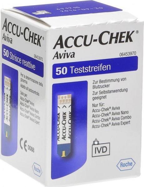 Produktbild Accu-Chek PI-APS) Aviva Teststreifen (50 Stk) (Teststreifen)