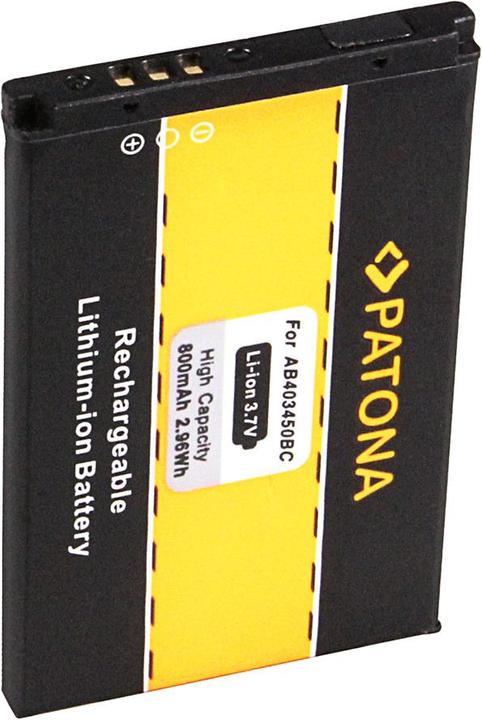 Immagine prodotto Patona Batteria (Accumulatore di carica elettrica, Samsung E2510, Samsung E2550, Samsung M3510, Samsung M3510 Beat, Samsung S3500, Samsung S3500i, Samsung S5050 AllureS, Samsung S3550 Shark 3, Samsung S5510, SGH-D610, SGH-E590, SGH-E790, SGH-S720i)