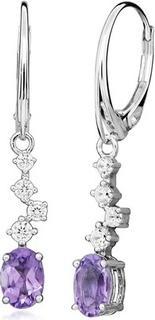 Produktbild JVD - Charming earrings with purple zircons SVLE0706SH8BFB00